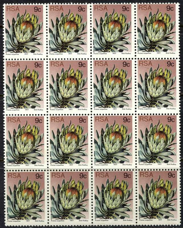RSA - Minor Perforation Shift - 1977 - MNH
