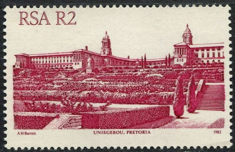 RSA - Minor Perforation Shift - 1982 - MNH