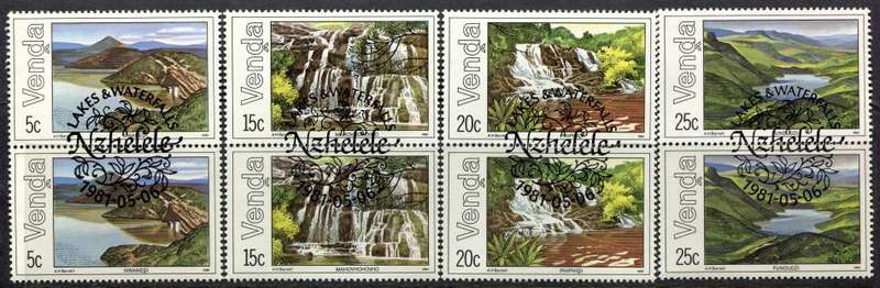 Venda - Set of 4 Pairs With Complete Cancellation - 1981 - CTO