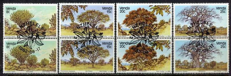 Venda - Set of 4 Pairs With Complete Cancellation - 1983 - CTO