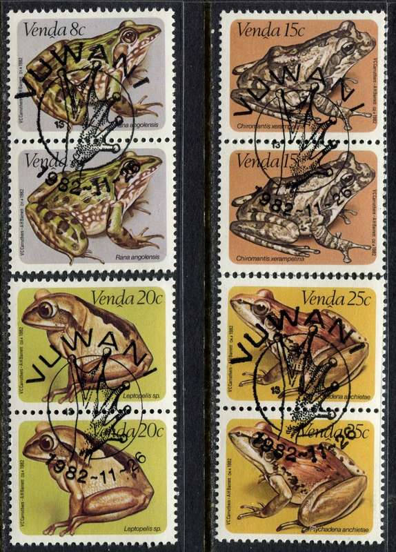 Venda - Set of 4 Pairs With Complete Cancellation - 1982 - CTO