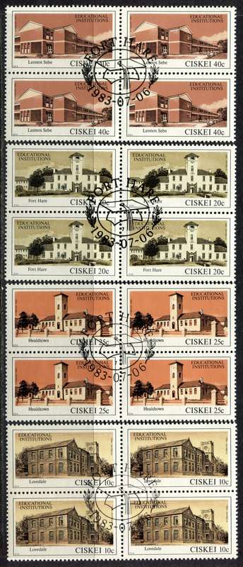 Ciskei - Set of 4 Blocks of 4 With Complete Cancellation - 1983 - CTO