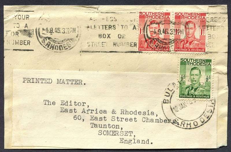 Southern Rhodesia - Front Part ONLY