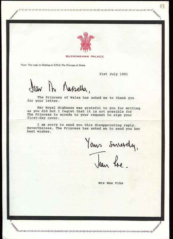 Letter On Buckingham Palace  Stationary