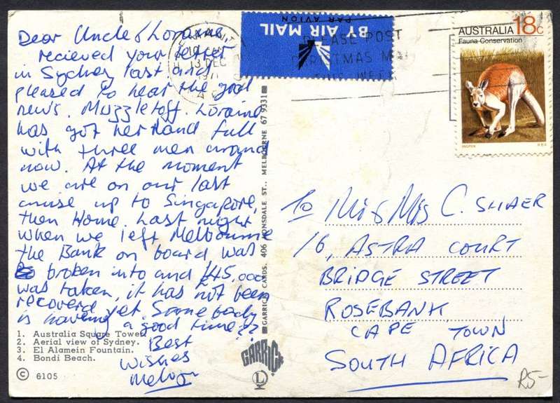 Australia - Post Card - Used