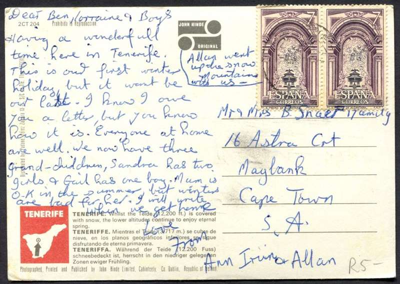 Spain - Post Card - Used