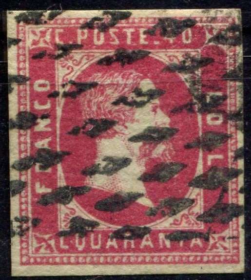 Italian States - Sardinia - 1851 - Used