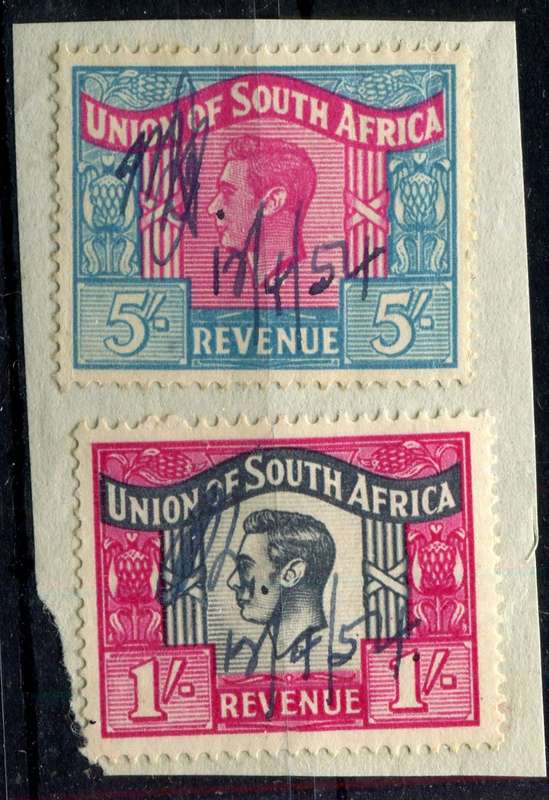 Union of SA - 1946/52 - Used on Piece
