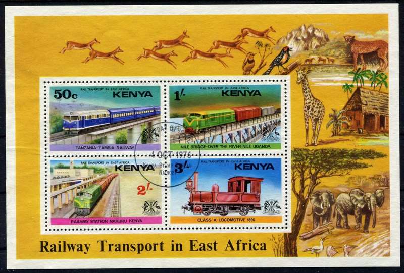 Kenya - Miniature Sheet - 1976 - CTO ex FDC