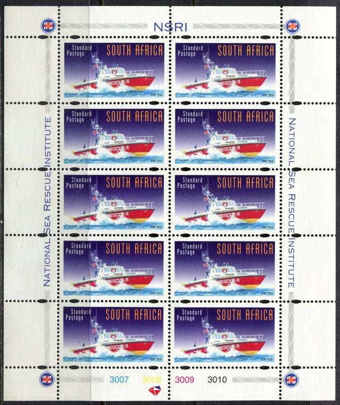 RSA - 1 Full Sheet of 10 - 1998 - MNH