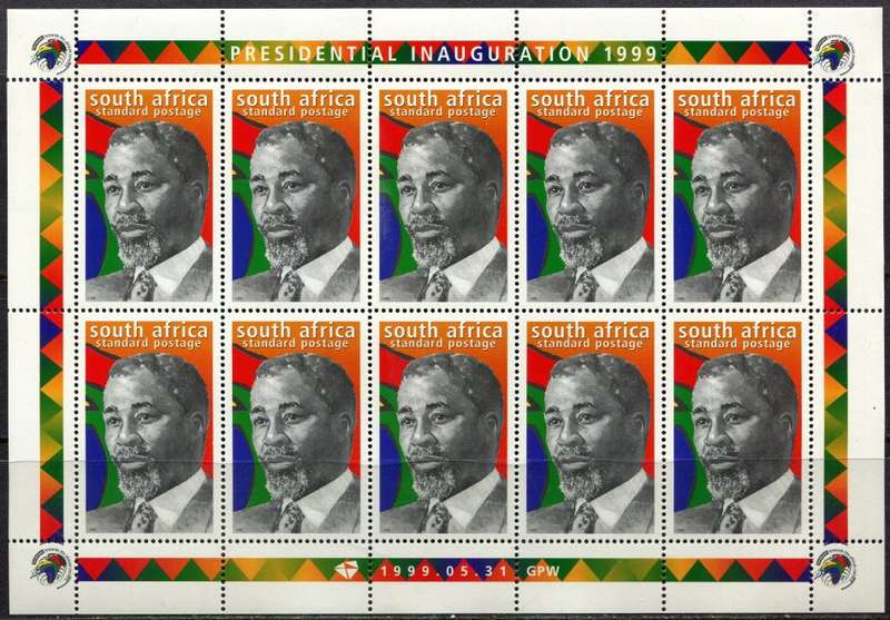 RSA - 1 Full Sheet of 10 - 1999 - MNH