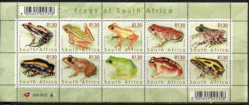 RSA - 1 Full Sheet of 10 - 2000 - MNH