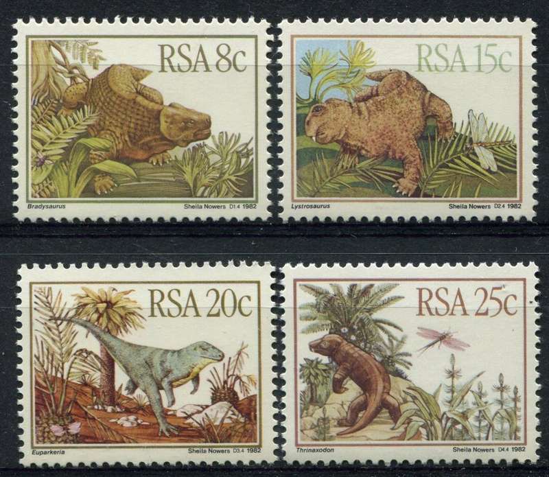 RSA - Dinosaurs - 1982 - MNH