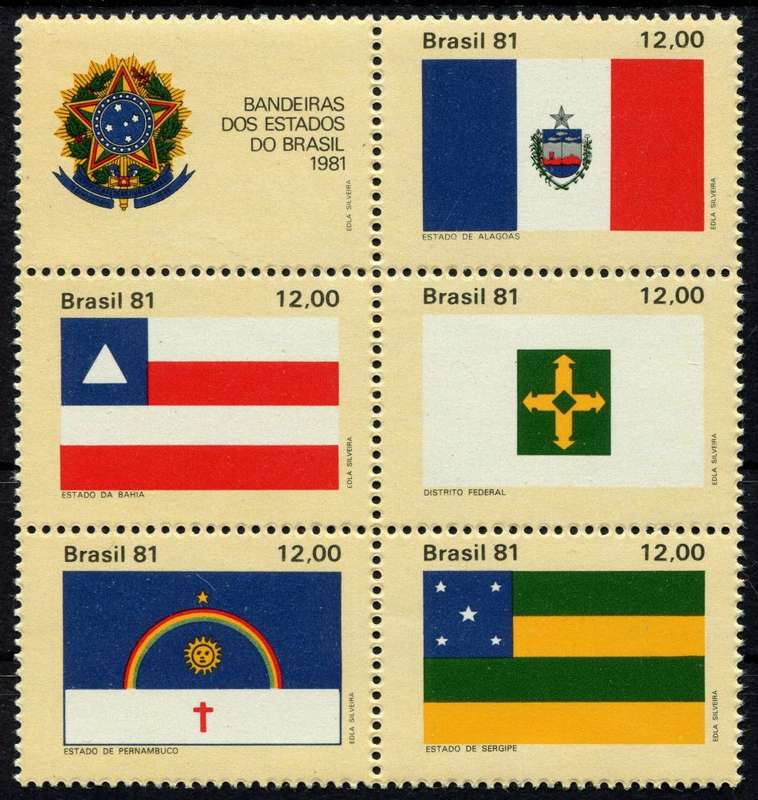 Brazil - Flags - 1981 - MNH