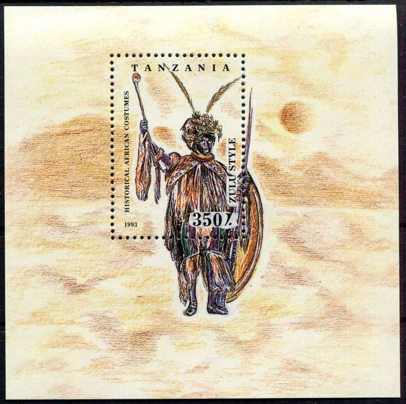 Tanzania - Costumes - Miniature Sheet - 1993 - MNH