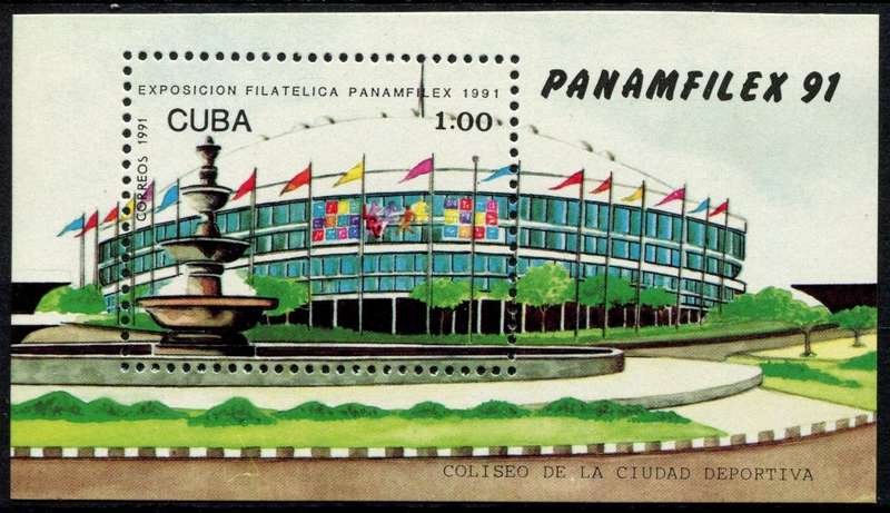 Cuba - Buildings - Miniature Sheet - 1991 - MNH