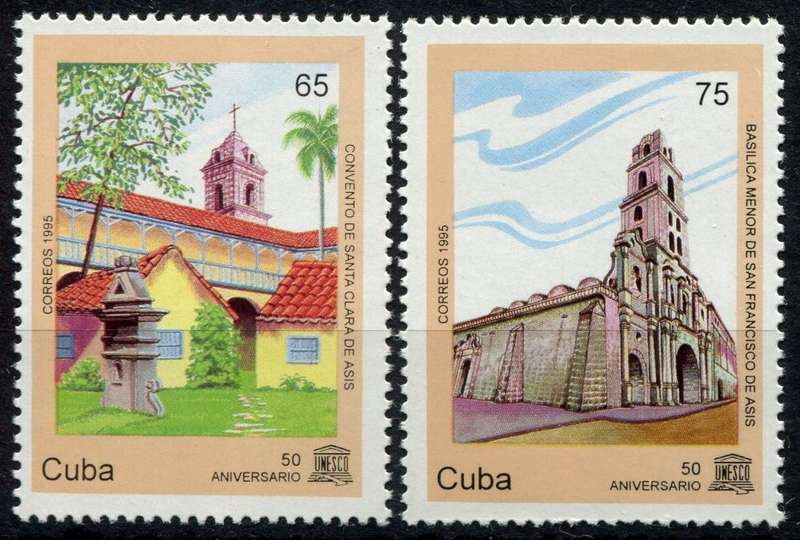 Cuba - Buildings - 1995 - MNH