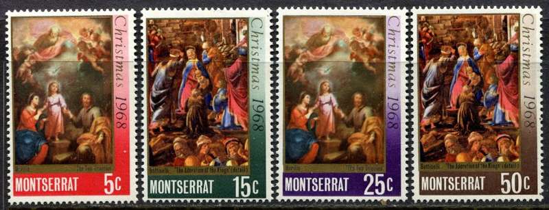 Montserrat - Christmas - 1968 - MNH