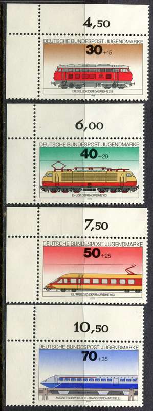 Germany Federal - Trains - 1975 - MNH