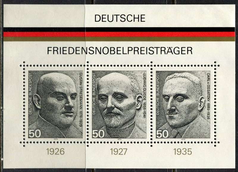 Germany Federal - Miniature Sheet - 1975 - MNH