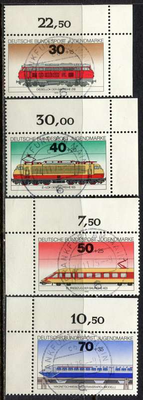 Germany Federal  - Trains - 1975 - CTO