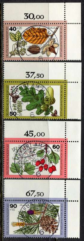 Germany Federal - Woodland Flowers and Fruit - 1979 - CTO