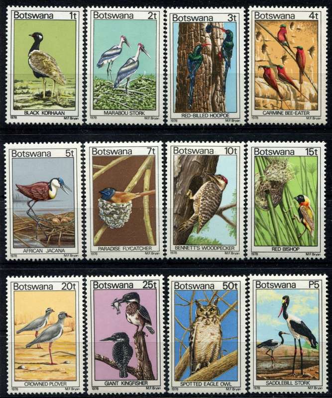 Botswana - Birds - 1978 - MNH