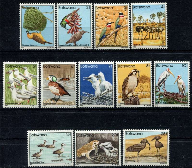 Botswana - Birds - 1982 - MNH