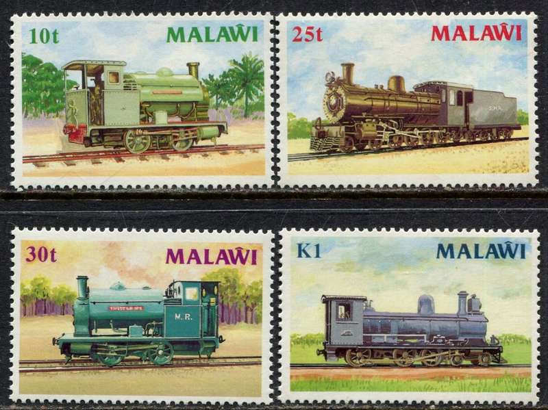 Malawi - Trains - 1987 - MNH
