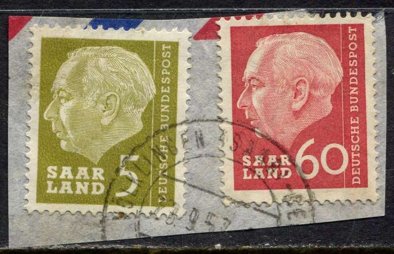Saar - 1957 - Used on Piece