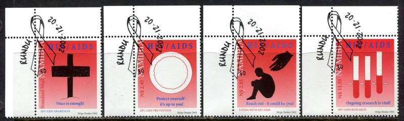 Namibia - Aids Awareness - 2002 - CTO