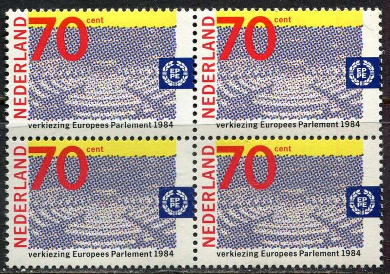 Netherlands - 1 Block of 4 - 1984 - MNH - Some Light Toning