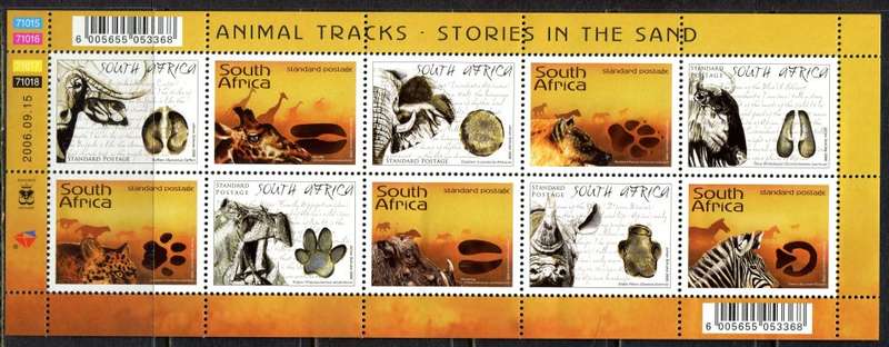 RSA - Sheet of 10 - 2006 - MNH