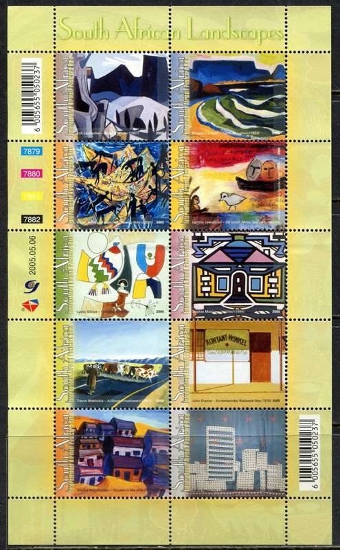 RSA - Sheet of 10 - 2005 - MNH