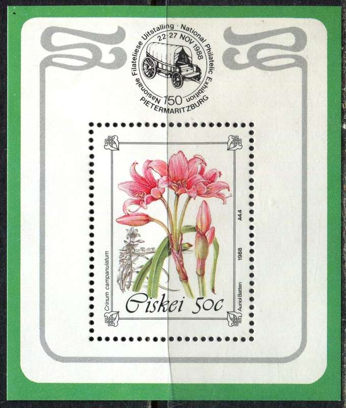Ciskei - Miniature Sheet - 1988- MNH
