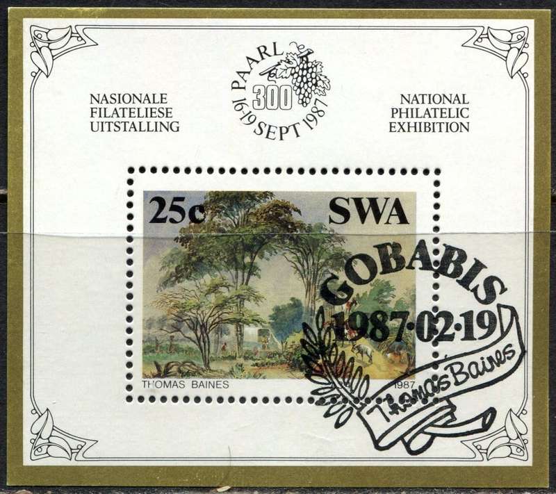 SWA - Miniature Sheet - 1987 - CTO