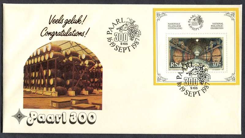 RSA - Miniature Sheet FDC - 1987