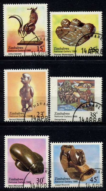 Zimbabwe - Art - 1988 - CTO