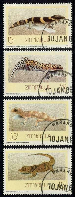 Zimbabwe  - Gekos - 1989 - CTO
