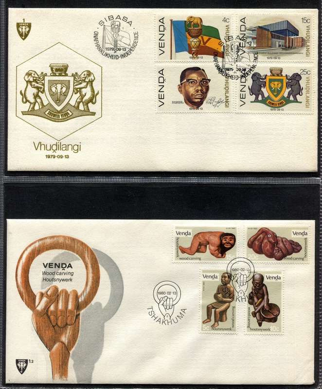Venda - 4 Ring Binder With 56 FDC's - Not Complete Some Gaps