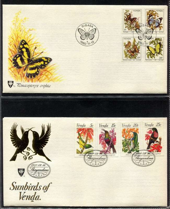 Venda - 4 Ring Binder With 56 FDC's - Not Complete Some Gaps