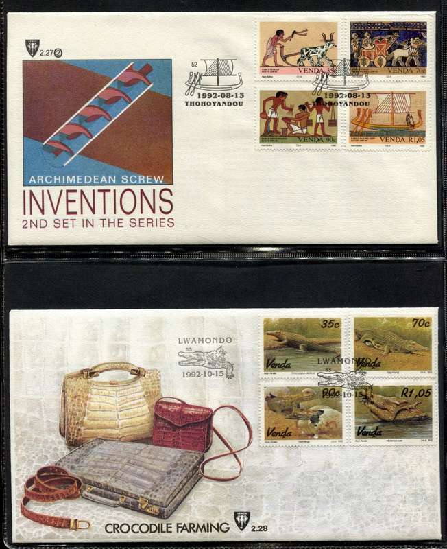 Venda - 4 Ring Binder With 56 FDC's - Not Complete Some Gaps