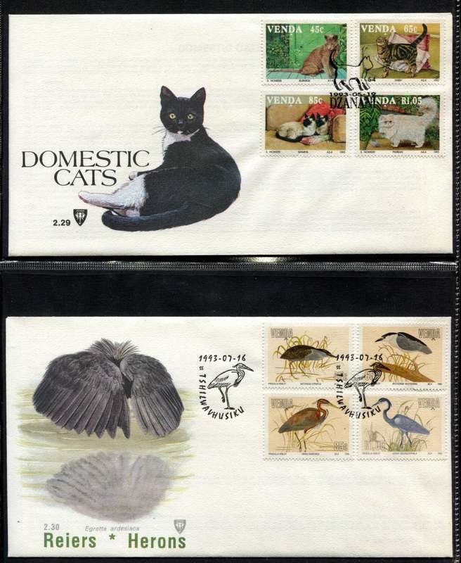 Venda - 4 Ring Binder With 56 FDC's - Not Complete Some Gaps