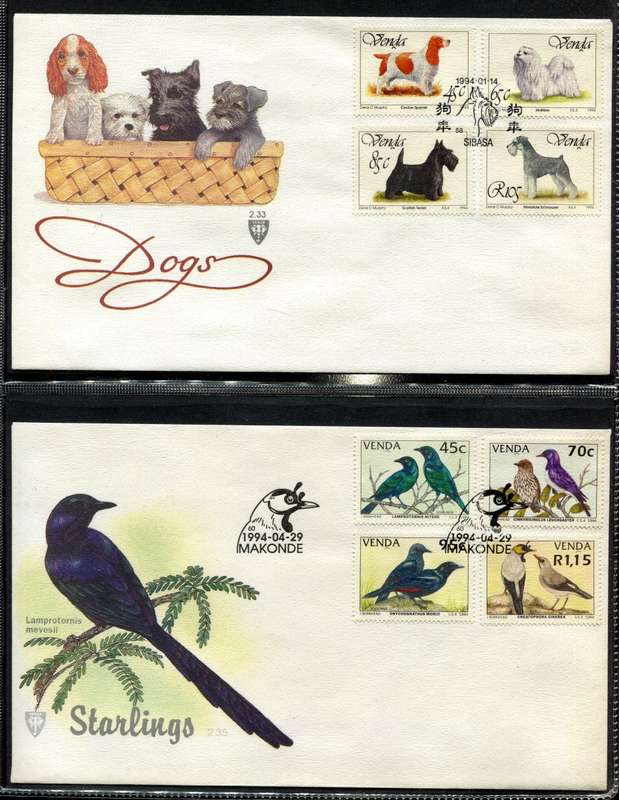 Venda - 4 Ring Binder With 56 FDC's - Not Complete Some Gaps