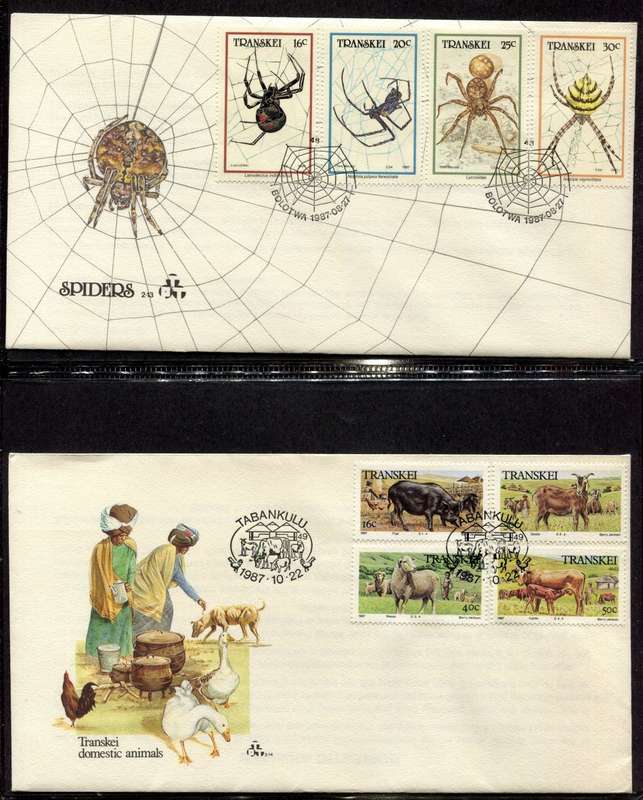 Transkei - 4 Ring Binder With 45 FDC's - Not Complete Some Gaps
