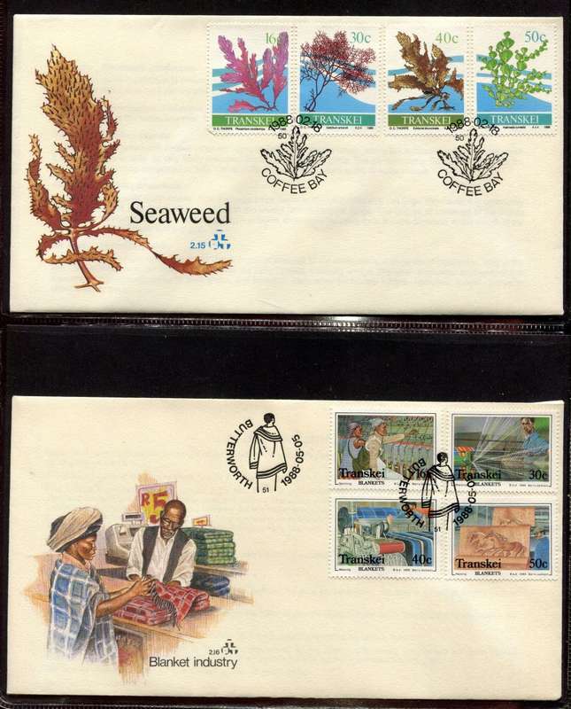 Transkei - 4 Ring Binder With 45 FDC's - Not Complete Some Gaps
