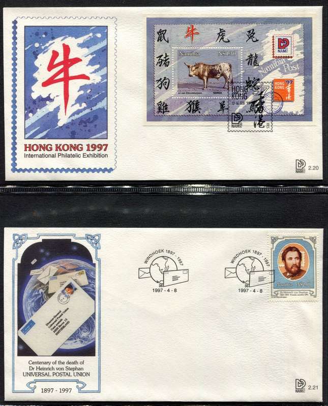 Namibia - 2 Ring Binder With 39 FDC's  - Not Complete Some Gaps