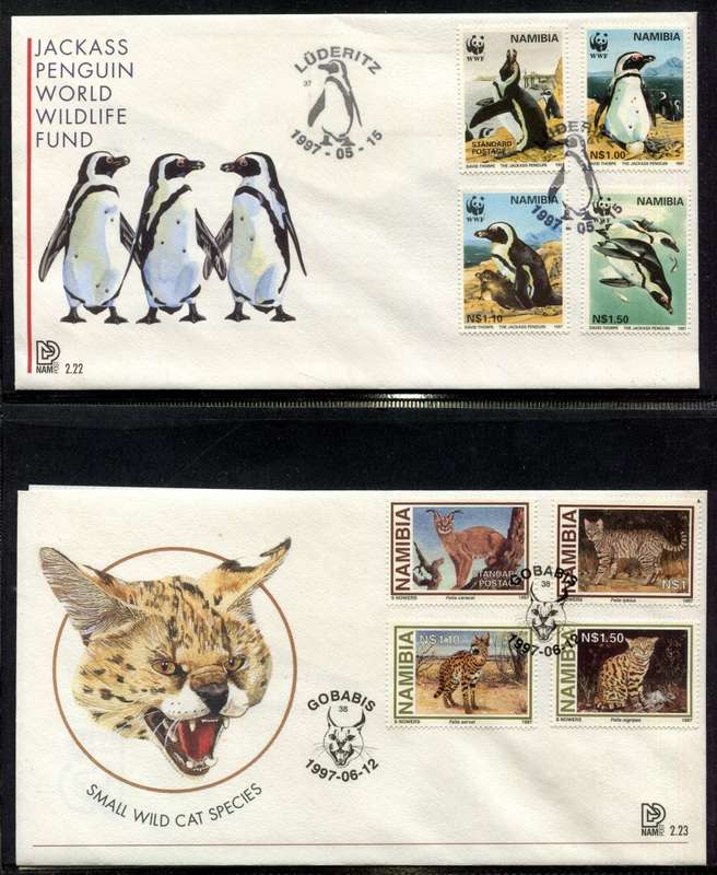Namibia - 2 Ring Binder With 39 FDC's  - Not Complete Some Gaps