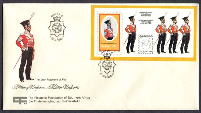 Ciskei - Miniature Sheet FDC - 1986