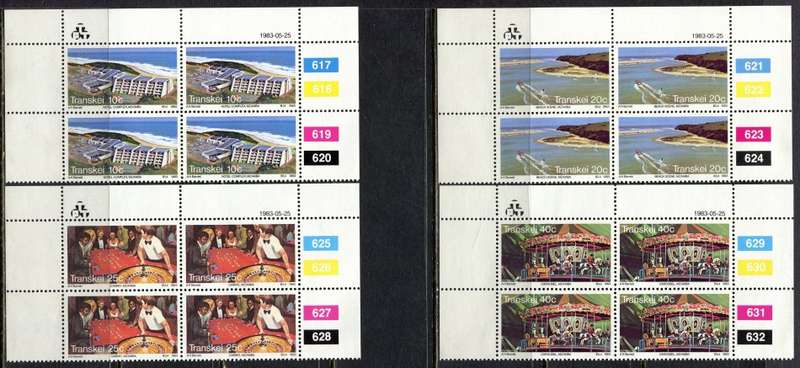 Transkei - Set of 4 Control Blocks 4 - 1983 - MNH